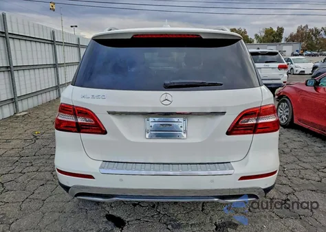 2014 Mercedes-Benz Ml 350 z USA, uszkodzony, nr VIN 4JGDA5JB2EA411053